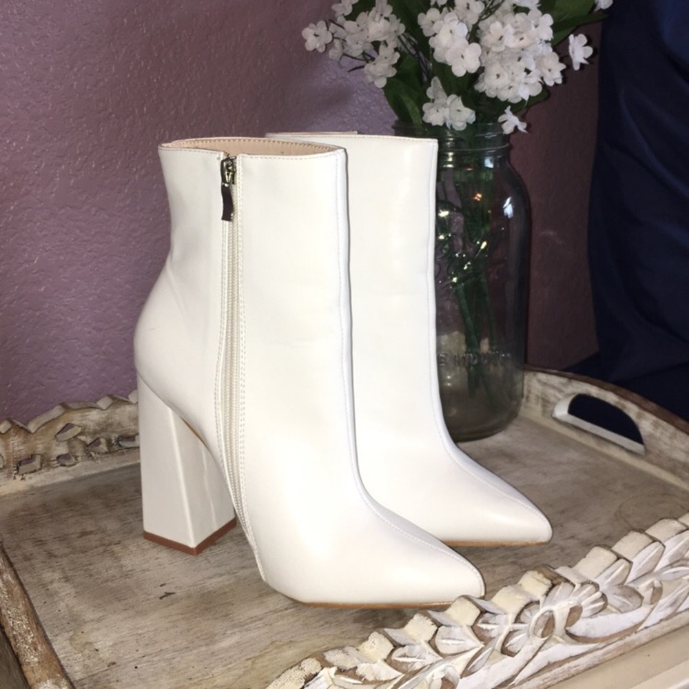 White Booties!!